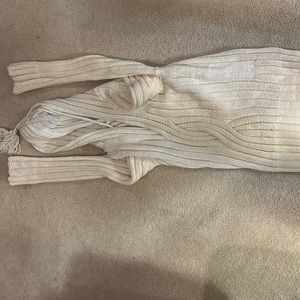 Cream hooded sweater